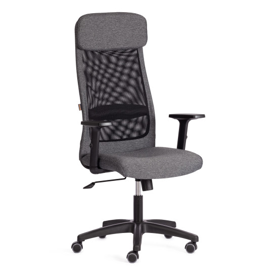 Кресло PROFIT PLT ткань, серый/черный, 207/W-11