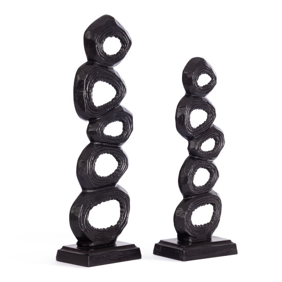 Набор статуэток Secret De Maison REFLEX ( mod. LS-0002 )  металл: аллюминий, 15 х 50см, 15 х 42 см, черный