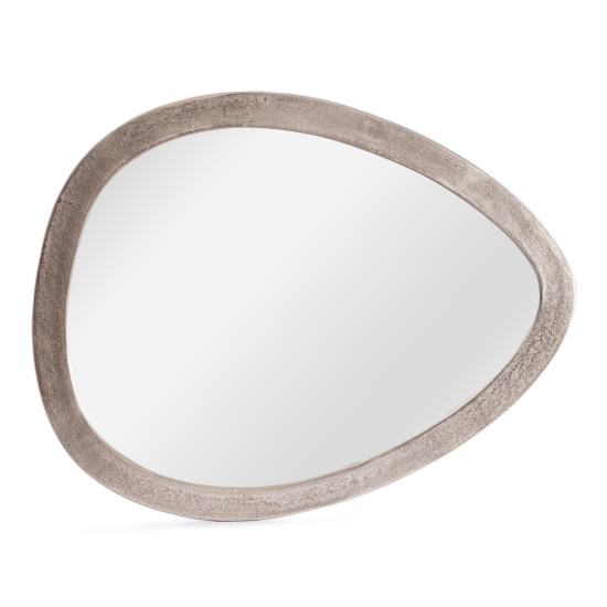 Зеркало Secret De Maison EGG ( mod. LS-0168 )  металл: аллюминий, стекло, мдф, 68 х 54 х 5 см, серебряный