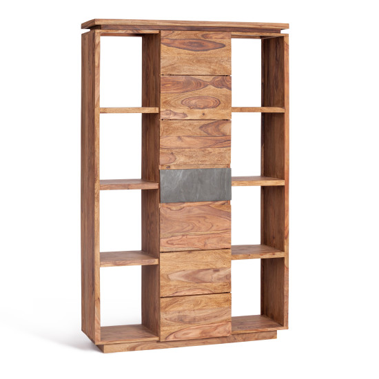 Книжный шкаф Secret De Maison ROSEWOOD ( mod. GK9808-192 ) палисандр, 120*40*192 см, Natural tinted (натуральный тонированный)