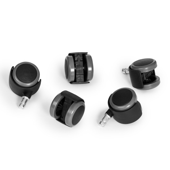 Набор роликов ПУ для паркетата/ламината, 5 штук, D11 Полиуретан