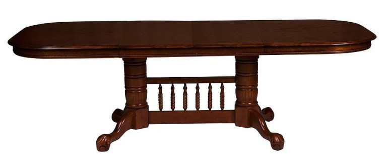 Стол обеденный раскладной 4296 STC (Тёмный орех)