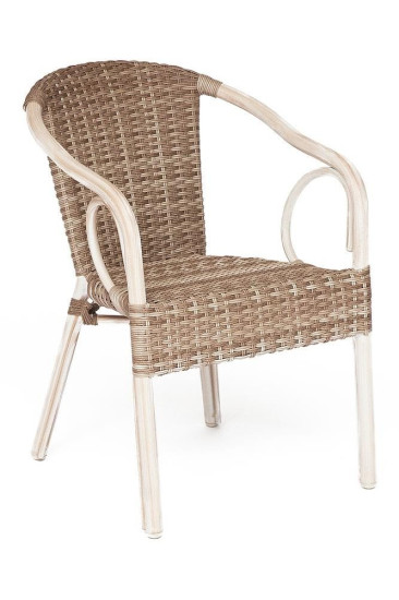 Кресло из полиротанга «Corino» (Корино) (mod. AD632010F) (Античный бежевый)