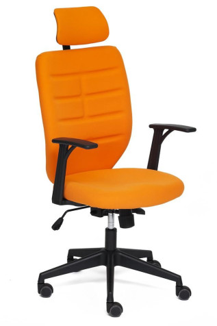 Кресло компьютерное «Кара-1» (Kara-1 orange) (Оранжевая ткань)