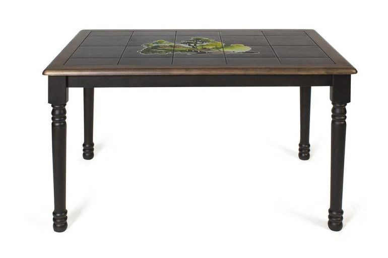 Стол обеденный с плиткой СТ 3045P венге (Дерево венге)