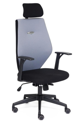 Кресло компьютерное «Ринус-6» (Rinus-6 grey) (Чёрно-серая ткань)