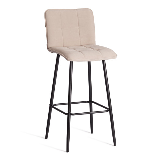 Барный стул  Bari/Бари велюр, бежевый, 7, 45х56х110 см