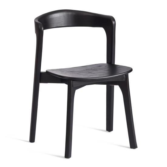 Стул ASGARD (mod.XMS-CB3027) дерево вяз, 48х43х76 см, черный