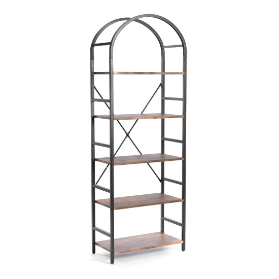 Стеллаж WS-03 60x30x166 см, burnt