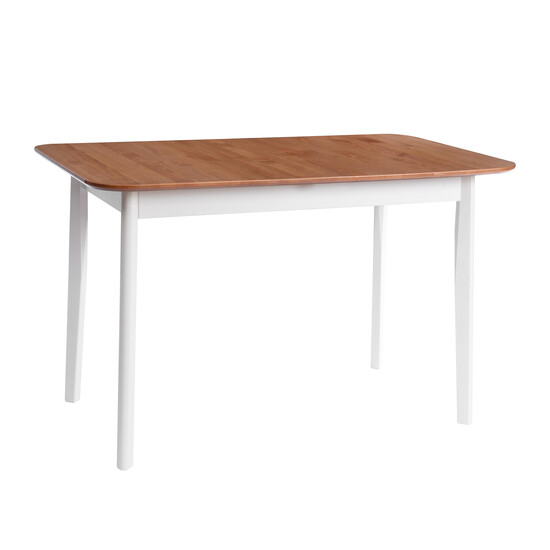 Стол Соната Люкс/ Sonata Lux table, 120х75х73 см массив сосны, антик/белый, 120х75х73 см