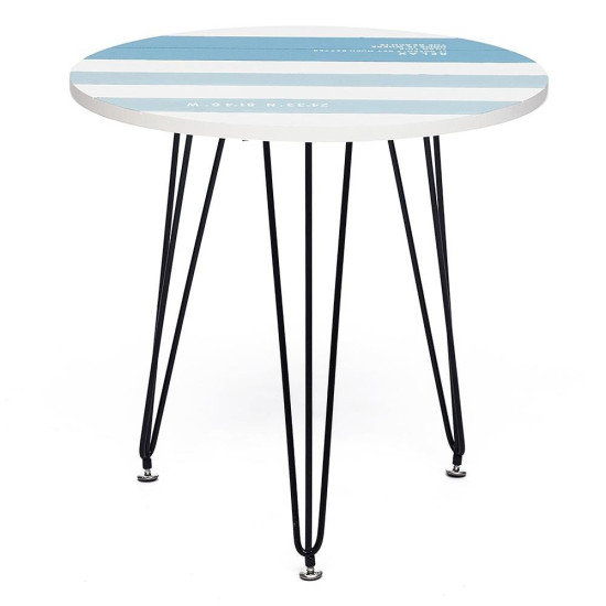 Столик журнальный Secret De Maison «Mediterranean» (mod. 63609-60) (Белый+Голубой)