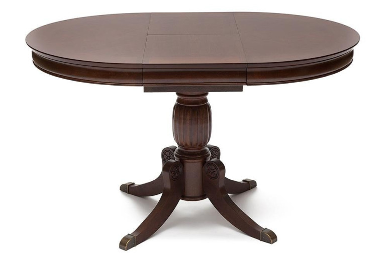 Стол обеденный раскладной «Данте» (Dante) (Тёмный орех)