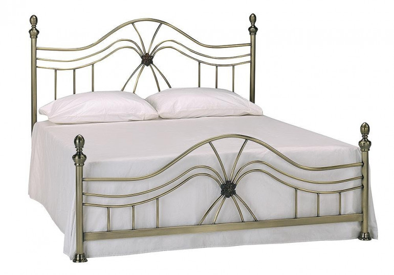 Кровать двуспальная «Беатрис» (Beatrice) + основание (Античная медь (140 x 200см)
