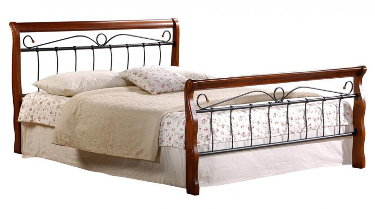 Кровать AT 811 (металлический каркас) + основание (160см x 200см)