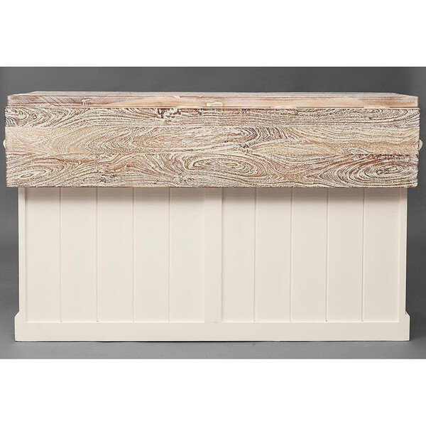 Кухонный остров Secret de Maison Riviera/Ривьера (мод. 2248A) массив манго, 155х85х95см, античный белый/белый фото № 7