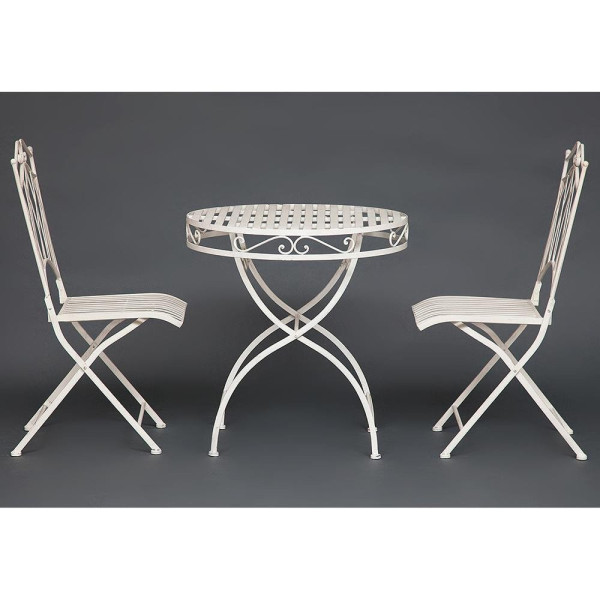 Комплект (стол + 2 стула) Secret De Maison «Palladio» (PL08-8668/8669) (Antique White) фото № 3