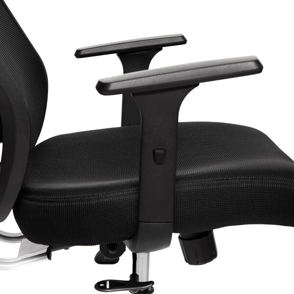 Кресло компьютерное TetChair «Mesh-6» (Чёрная ткань) фото № 22