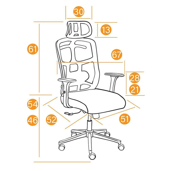 Кресло компьютерное TetChair «Mesh-6» (Чёрная ткань) фото № 37