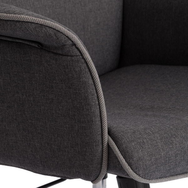 Кресло компьютерное TetChair «Charm» (Серая ткань) фото № 7