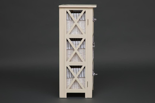 Тумба Secret De Maison «Chroix 3» (Круа 3) PE-07 с 3-мя корзинами (Белый) фото № 5