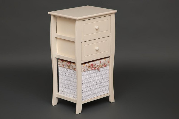 Тумба Secret De Maison «Arc 2» (Арк 2) HX16-827 S с корзиной и 2-мя ящиками (Белый) фото № 4