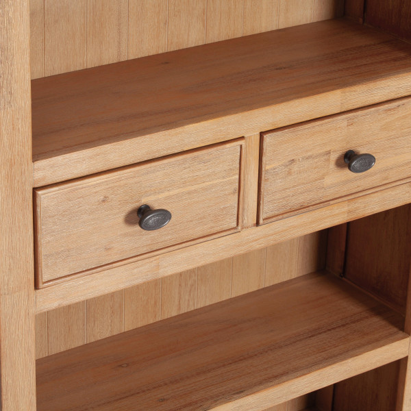 Книжный шкаф большой Secret De Maison «Avignon» (Авиньон) Pro-L02 (Натуральный с патиной) фото № 6