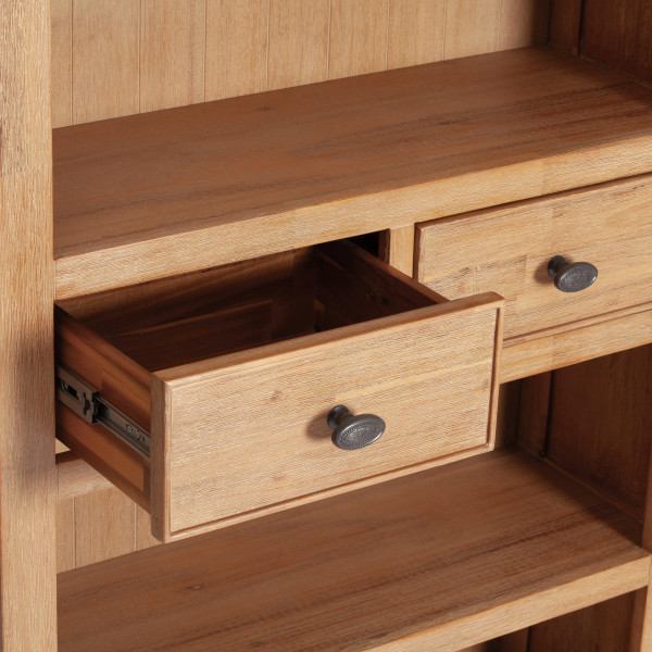 Книжный шкаф большой Secret De Maison «Avignon» (Авиньон) Pro-L02 (Натуральный с патиной) фото № 7