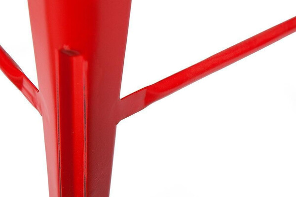 Табурет Loft/Лофт (мод. 008) металл, 30х30х76см, красный фото № 4
