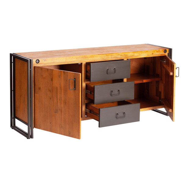 Комод Secret De Maison City (mod. CTY D01ABOIS2-180) (Коричневый дым) фото № 2