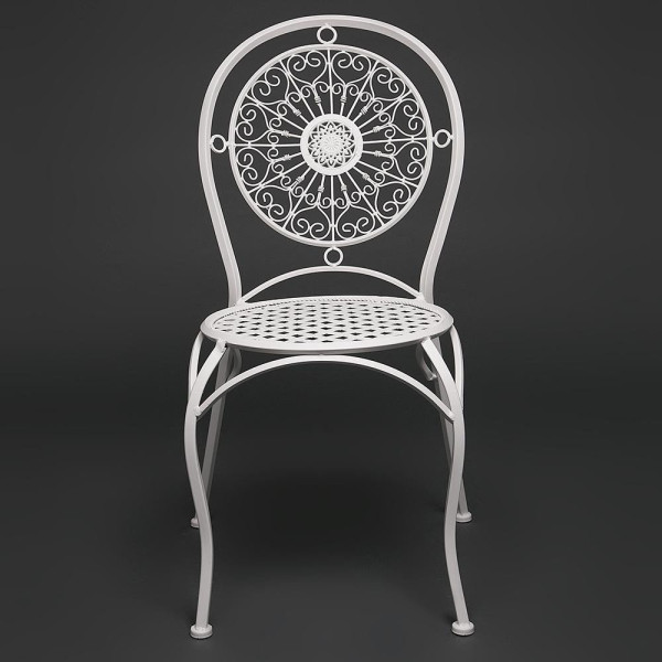 Кованый стул Secret De Maison «Глория» (Gloria) (Белый) фото № 2