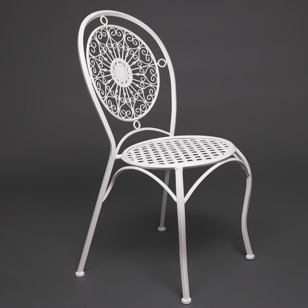Кованый стул Secret De Maison «Глория» (Gloria) (Белый) фото № 3