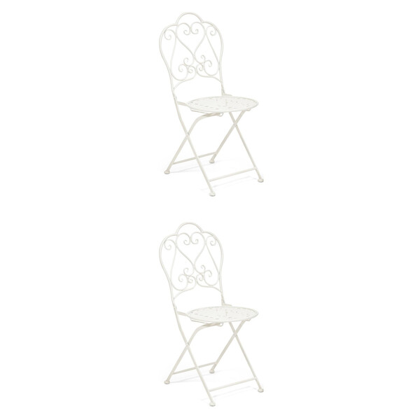 Стул Secret de Maison Love Chair/Лав Чаир стальной сплав, 43х48х91см, античный белый фото № 15