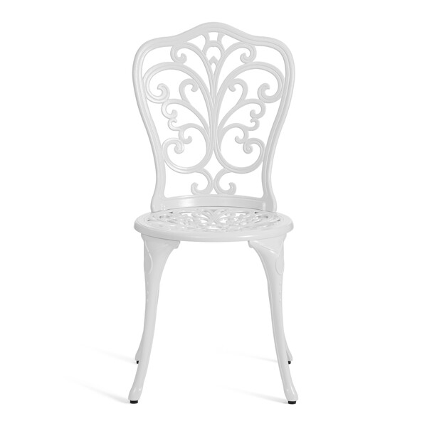 Стул Secret de Maison Mozart/Моцарт алюминиевый сплав, 53х41х89см, античный белый фото № 4