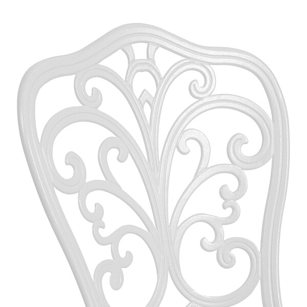 Стул Secret de Maison Mozart/Моцарт алюминиевый сплав, 53х41х89см, античный белый фото № 5