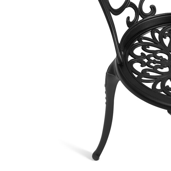 Стул Secret de Maison Mozart/Моцарт алюминиевый сплав, 53х41х89см, черный фото № 7