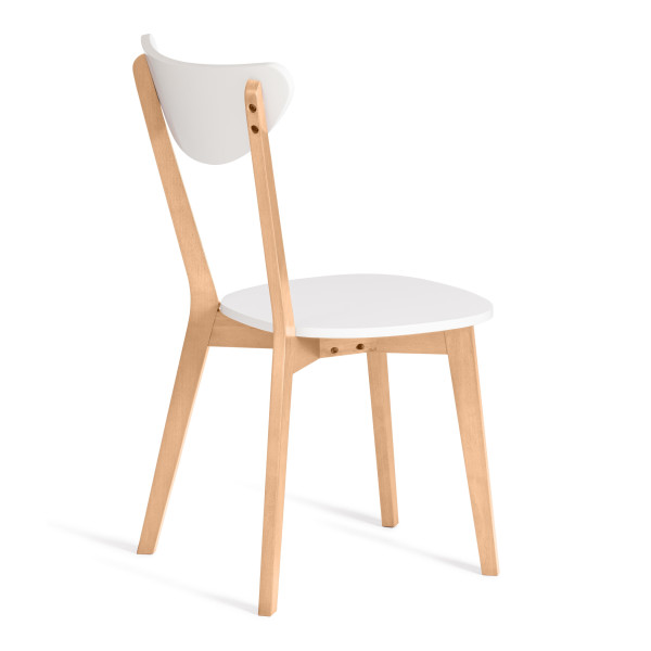 Стул обеденный «Макси» (Maxi Buk) (натуральный бук+белый) фото № 3