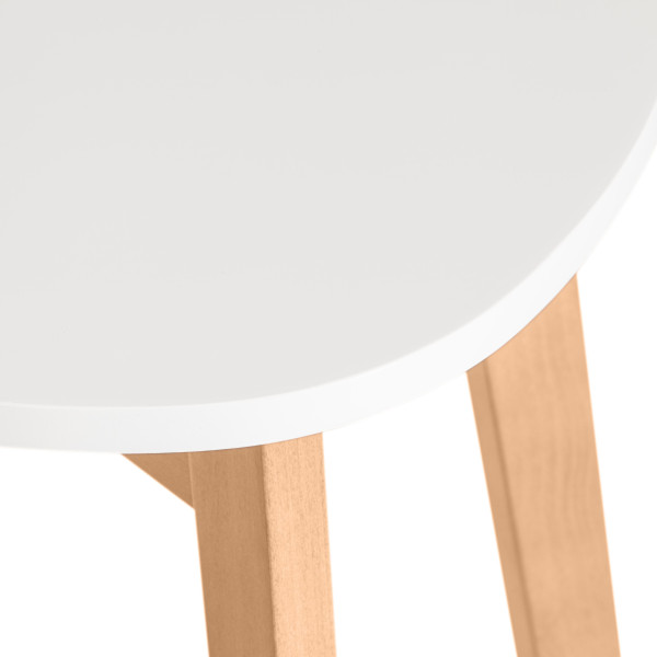 Стул обеденный «Макси» (Maxi Buk) (натуральный бук+белый) фото № 7