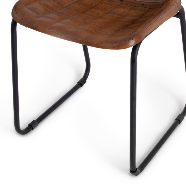 Стул Secret De Maison «Рино 2» (Rino 2) 2188 из натуральной кожи (Античный светлый) фото № 7