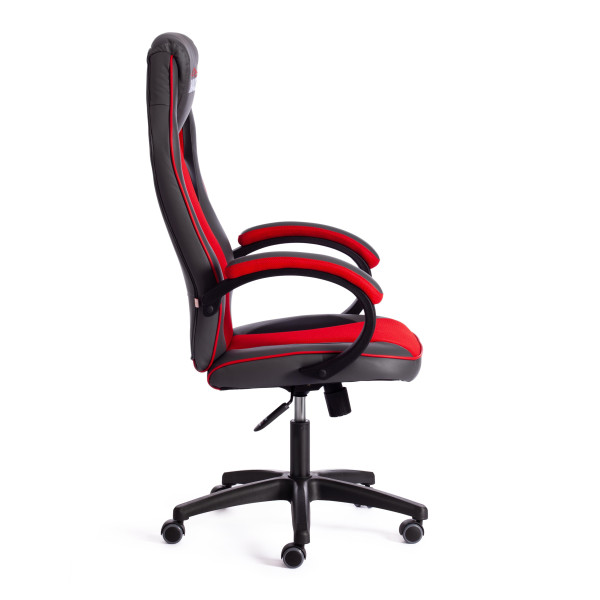 Кресло компьютерное TetChair «Racer GT new» (металлик/красный) фото № 2