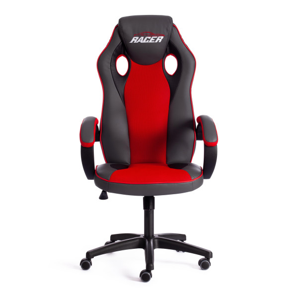Кресло компьютерное TetChair «Racer GT new» (металлик/красный) фото № 5
