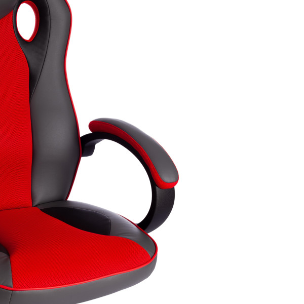 Кресло компьютерное TetChair «Racer GT new» (металлик/красный) фото № 9