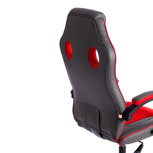 Кресло компьютерное TetChair «Racer GT new» (металлик/красный) фото № 13