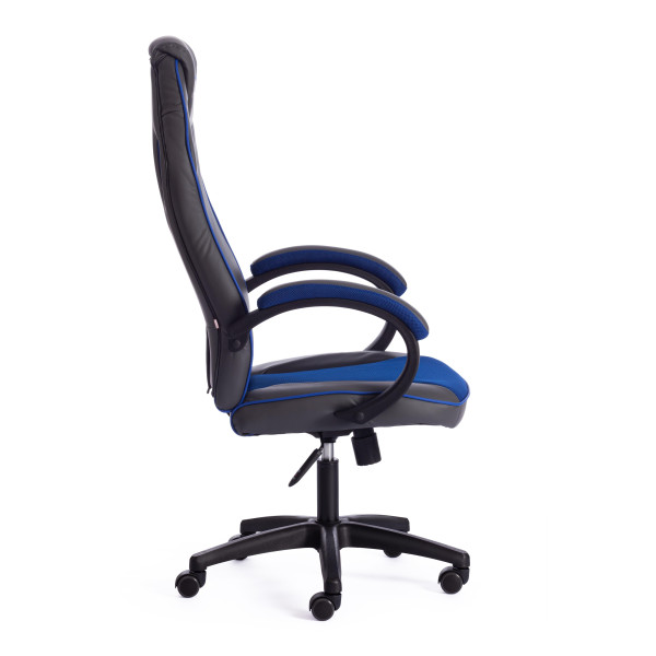 Кресло компьютерное TetChair «Racer GT new» (металлик/синий) фото № 2
