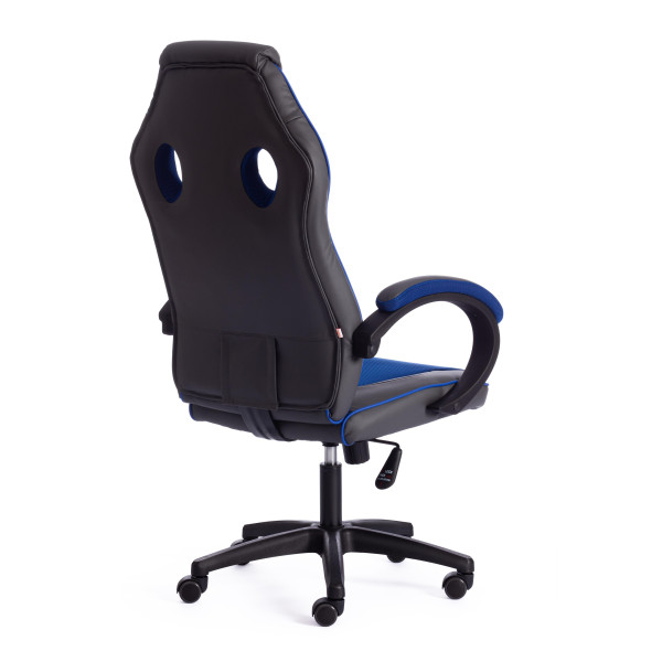 Кресло компьютерное TetChair «Racer GT new» (металлик/синий) фото № 3
