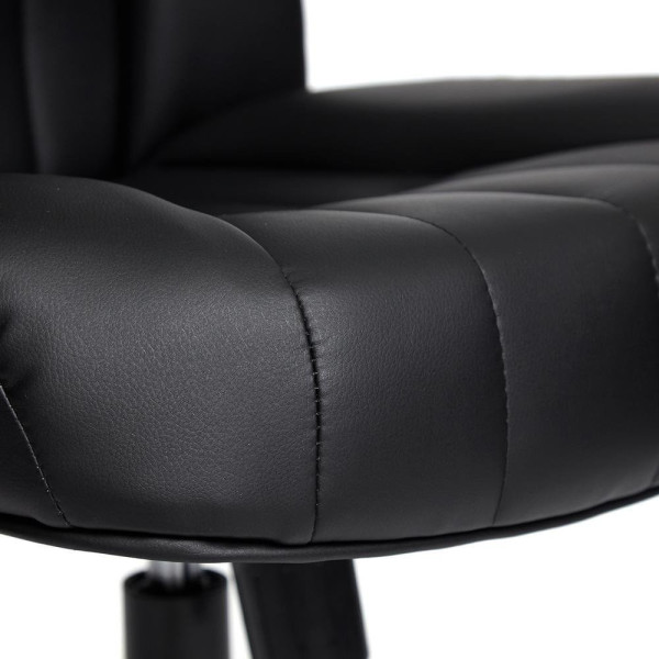 Кресло офисное из ткани TetChair CH 833 (Искусств. чёрная кожа) фото № 7