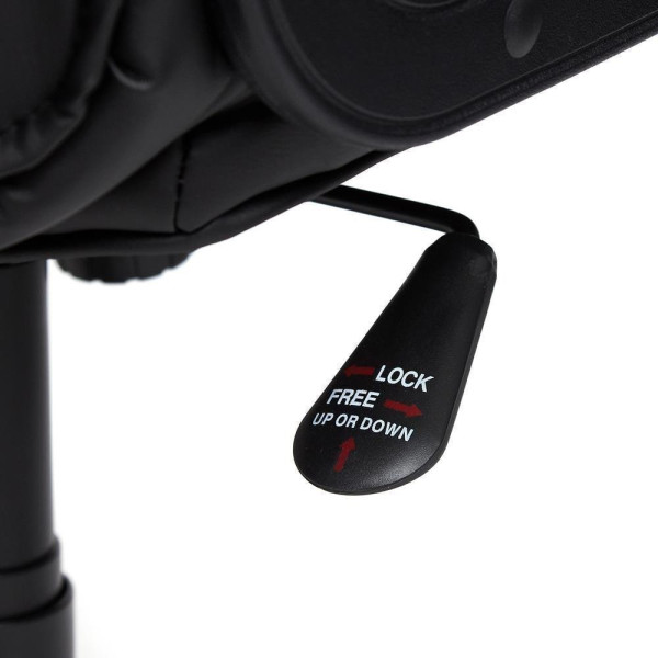 Кресло офисное из ткани TetChair CH 833 (Искусств. чёрная кожа) фото № 12