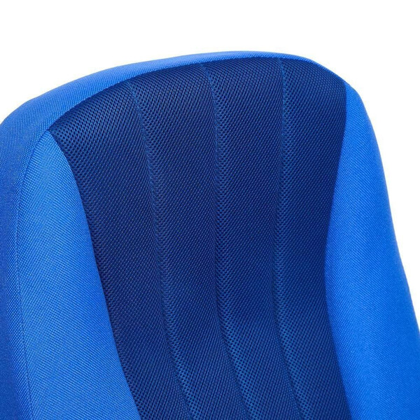 Кресло офисное TetChair СH 888 ткань/сетка (Синяя ткань + синяя сетка) фото № 11
