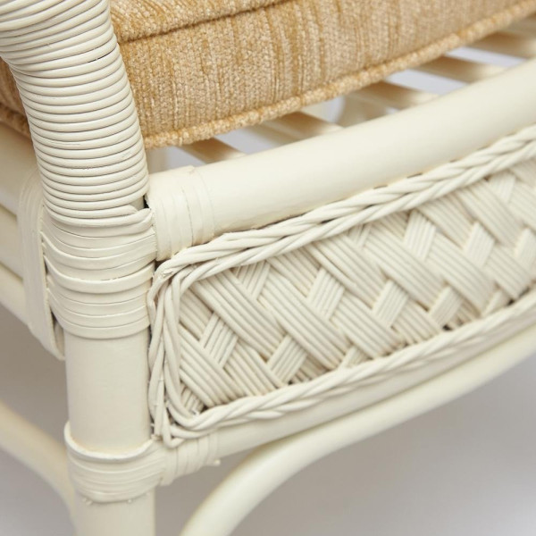 Комплект обеденный «Андреа Гранд» (Grand Andrea Elephant Ivory) нат. ротанг (TCH White) фото № 4