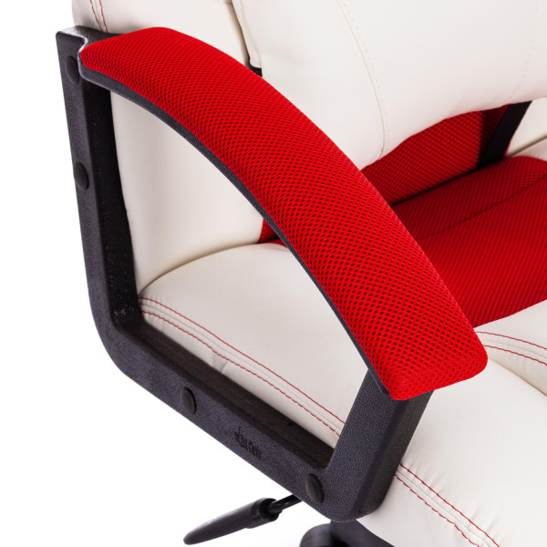 Кресло компьютерное «Driver» (Белый/красный) фото № 13