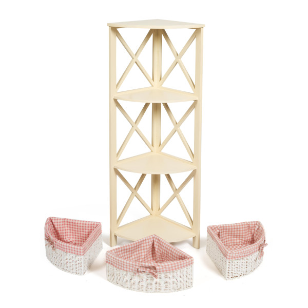 Угловая этажерка Secret De Maison «Angulaire 3» (Ангюлэр 3) PE-04 (Белый) фото № 2